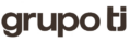 Logo do GrupoTJ, com grupo tj escrito em letras pretas